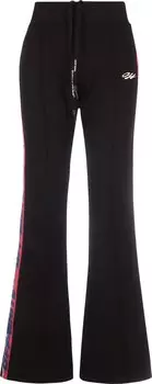 Брюки Off-White Athleisure Track Pant 'Black/White', черный