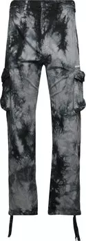 Брюки Off-White Bounce Tie Dye Ripstop Cargo Pants 'Warm Grey', серый