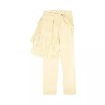 Брюки Off-White Gabard Curtains Panel Beige