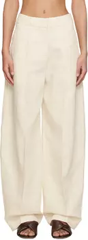 Брюки Off-White Le Raphia 'Le Pantalon Plidao' Jacquemus