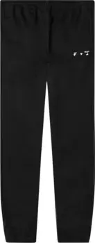 Брюки Off-White Logo Casual Pant 'Black', черный