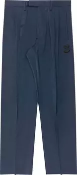 Брюки Off-White Oversized Suit Trousers 'Blue', синий