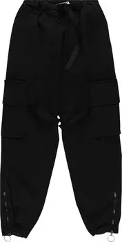 Брюки Off-White Parachute Cargo Pant 'Black/White', черный