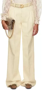 Брюки Off-White со складками Gucci