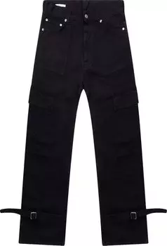 Брюки Off-White Wave Off Canvas Cargo Pant 'Black', черный