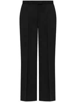 Брюки Officine Generale из натуральной шерсти, черный