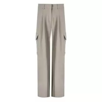 Брюки olani beige wide leg trousers Stine Goya, бежевый