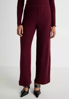 Брюки ONLANNA STRAIGHT PANT BOX ONLY, бордовый