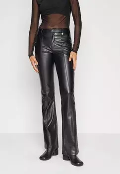 Брюки Onlblake Flared Pin Lea Pant ONLY, черный