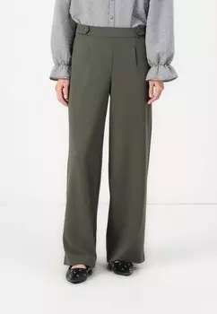 Брюки ONLCAROLINA LIFE WIDE PANT ONLY, темно-зеленый