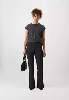 Брюки ONLFIONA FLARED SLIT PANT ONLY Tall, черный