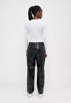 Брюки ONLJACI LIONA CROCO ONLY Petite, черный