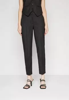 Брюки Onlkatnis Glit Pinstripe Pant ONLY, цвет black stripes/lyrex pinstripe