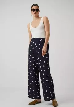 Брюки Onlnova Life Lux Tori Wide ONLY, темно-синий