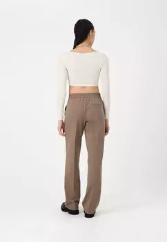 Брюки ONLPEACH LIFE PULL UP PANT ONLY, коричневый