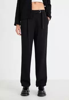 Брюки ONLREBECCA BELT WIDE PANT ONLY, черный