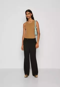 Брюки Onlsania Belt Button Only, черные