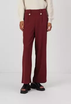 Брюки ONLSANIA TIE BUTTON PANT ONLY, бордовый
