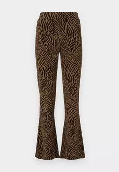 Брюки ONLSHINY FLARED GLITTER PANT ONLY, черный