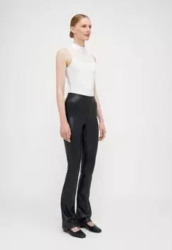 Брюки ONLSTAR SLIT LEA ONLY Tall, черный