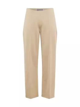 Брюки ONLY Carmakoma Regular Pleat-Front Pants LAUREL, коричневый