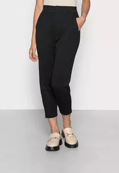 Брюки ONLY, черный Onlpoptrash Life Mid Waist Pin Tailor, черный