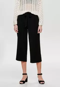 Брюки ONLY, черный Onlwinner Palazzo Culotte Pant, черный
