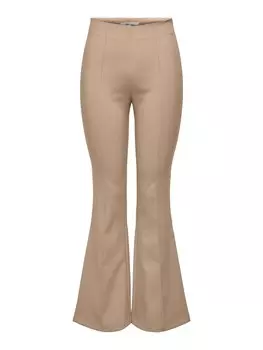 Брюки ONLY Flared Pleated Pants ASTRID, бежевый
