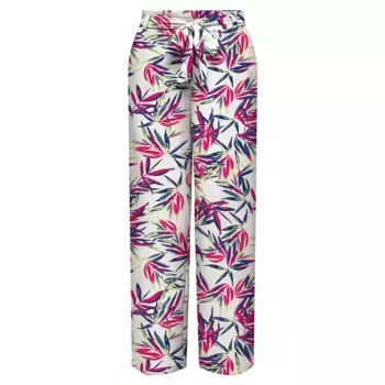 Брюки Only Nova Life Vis Palazzo, разноцветный