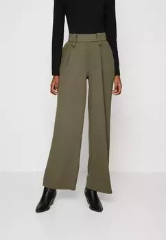 Брюки ONLY Onlsania Button Pant, kalamata