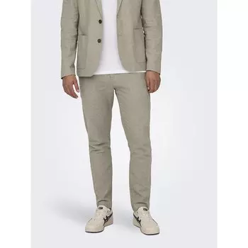 Брюки Only & Sons Eve Mix 0132 Slim Fit, бежевый