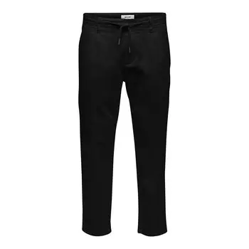 Брюки Only & Sons Leo Linen Mix Gw 3002, черный