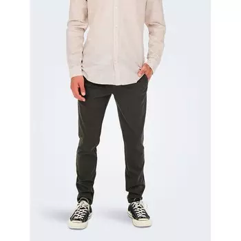 Брюки Only & Sons Mark Tap Herringbone 2911, бежевый