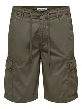 Брюки Only & Sons Regular Cargo Pants LOC, темно-зеленый
