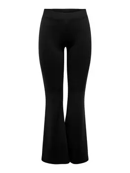 Брюки ONLY Stretch Flared Pants Freizeit Schlag Stoffhose ONLFEVER, черный