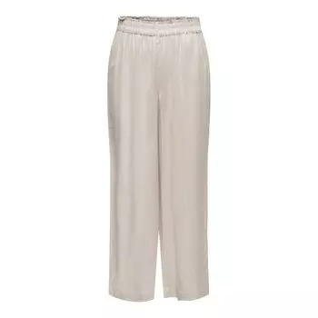 Брюки Only Tokyo Linen Blend ST High Waist, бежевый