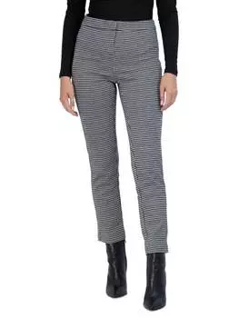 Брюки Ookie & Lala в ломаную клетку, серый/белый