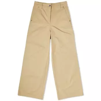 Брюки Open Yy Wide-leg, бежевый