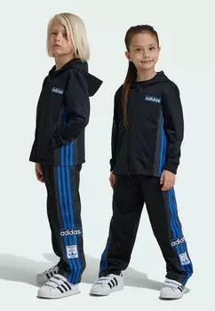Брюки Originals Full-Zip Set Kids adidas Originals, черно-синие