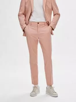 Брюки от костюма liam slim fit SELECTED HOMME, цвет Misty Rose