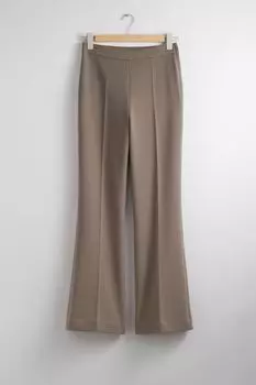 Брюки & Other Stories Flared Legs, серо-коричневый