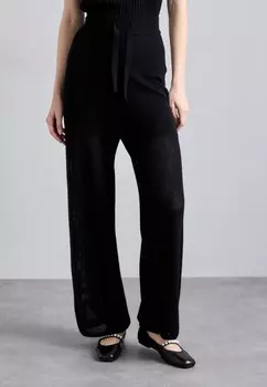 Брюки OVERLAY FLARES KNITID, черный