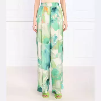 Брюки оверсайз Actitude_Twinset, зеленый