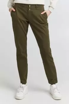 Брюки Oxmo Chinohose, зеленый