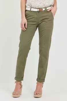 Брюки Oxmo Chinohose, зеленый
