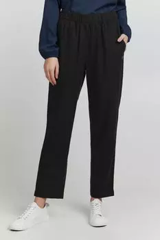 Брюки Oxmo Leinenhose, черный
