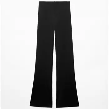 Брюки Oysho Raise Up Compressive Flare, черный