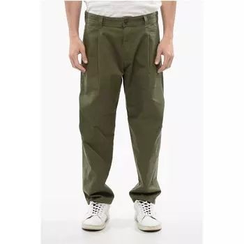 Брюки P-ARTHUR из эластичного хлопка с одной складкой RED TAG Diesel, Green