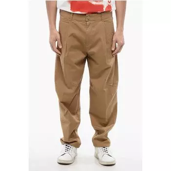 Брюки P-ARTHUR из эластичного хлопка с одной складкой RED TAG Diesel, Brown