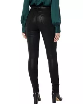 Брюки Paige Cheeky in Black Fog Luxe Coating, цвет Black Fog Luxe Coating